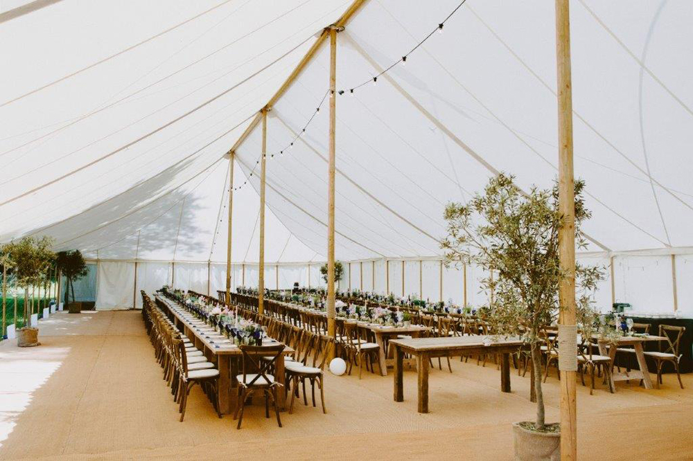 Rustic-Long-tables-crossback-chairs