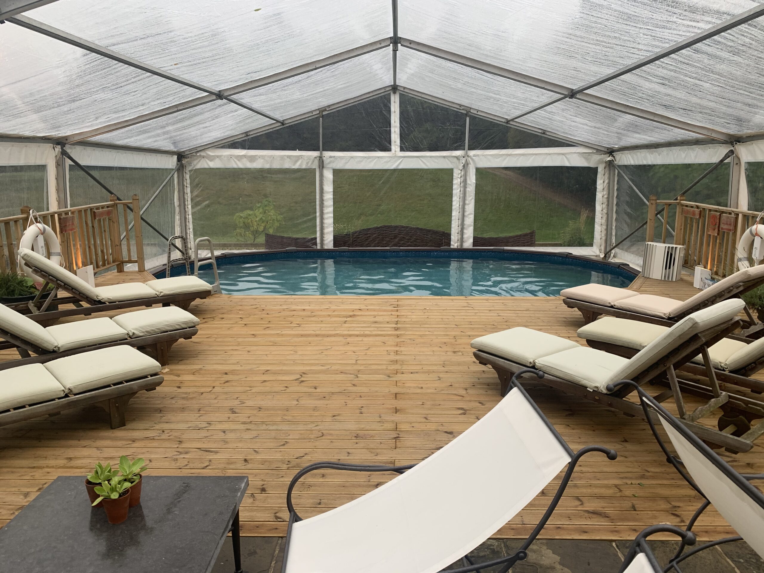 Winter pool cover
